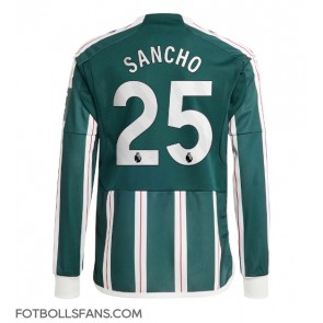 Manchester United Jadon Sancho #25 Replika Bortatröja 2023-24 Långärmad